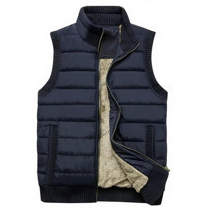 Mens Outdoor Fleece Vest With Multi Pocket Utility For Hiking Fishing And Adventures TrendAura