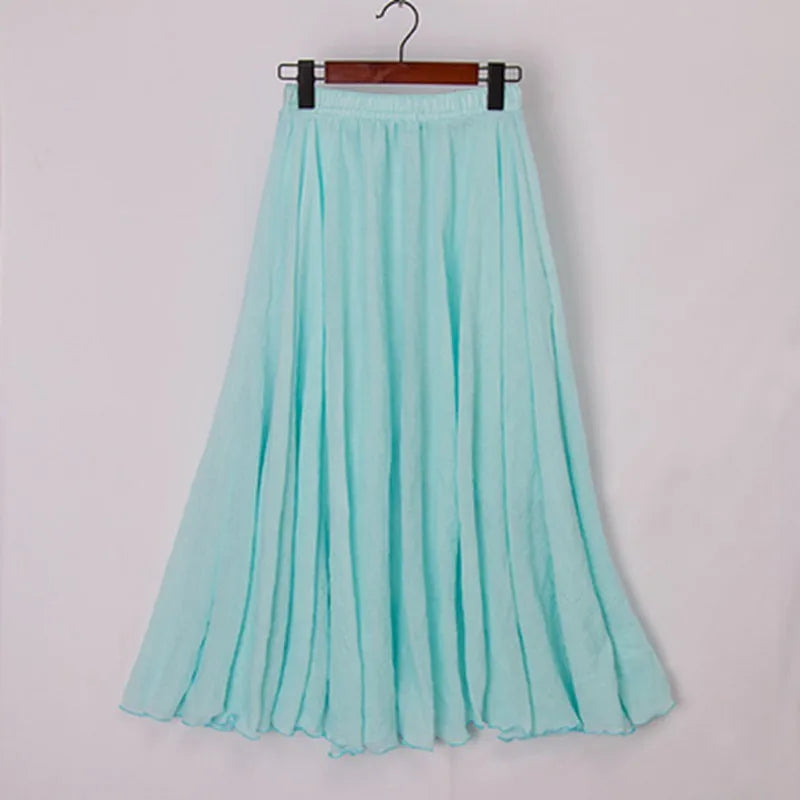 Elianne - Casual long cotton skirt