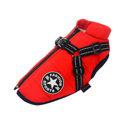 PawShield Waterproof Dog Jacket With Fleece Lining For Hunting Dogs Premium Cold Weather Protection And Free Movement