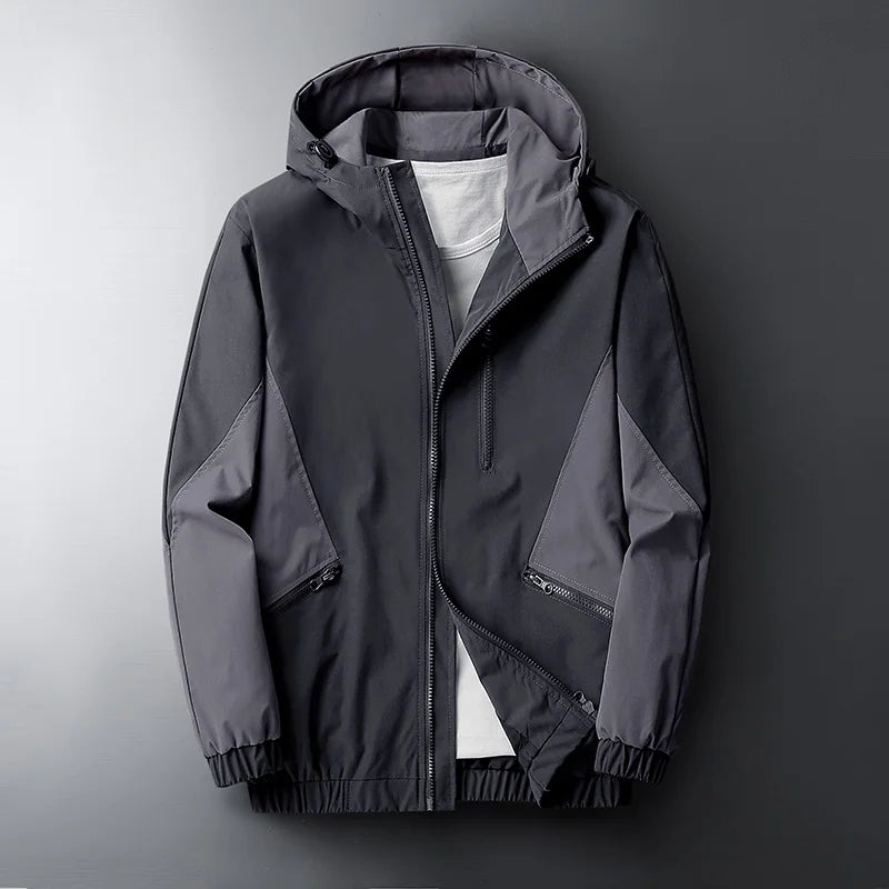 Mens Camouflage Viper Tactical Windbreaker Hooded Water Resistant Lightweight Jacket TrendAura