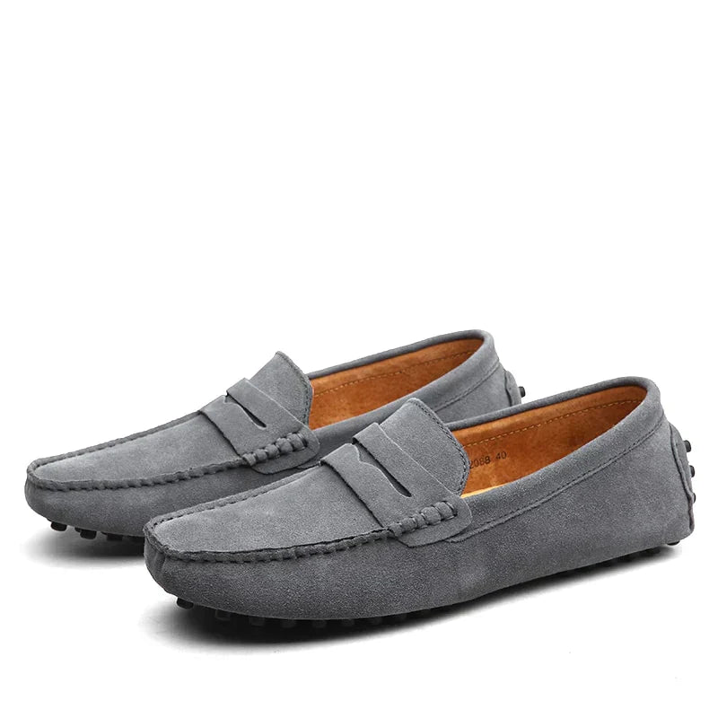 Men's Leather Moccasins Hugo Elegant Italian Design For Men Daily Comfort Timeless Style