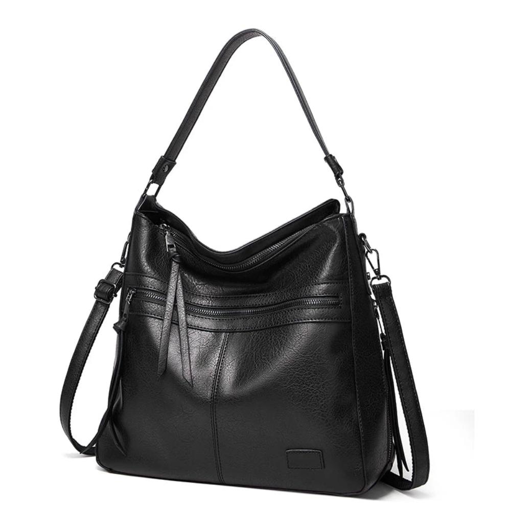 TrendAura Judy Vegan Leather Shoulder Bag - Stylish Hobo Design With Dual Carry Options