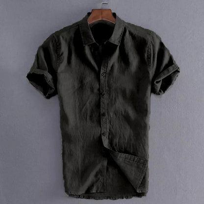 Klinst Mens Casual Short Sleeve Shirts Breathable Soft Comfort For Vacation And Streetwear