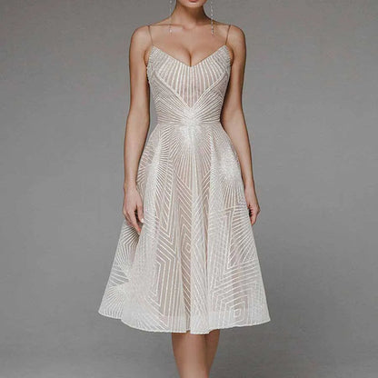 Lana Midi Dress Open Back For Women Elegant Glamorous Fit For Formal Events And Occasions