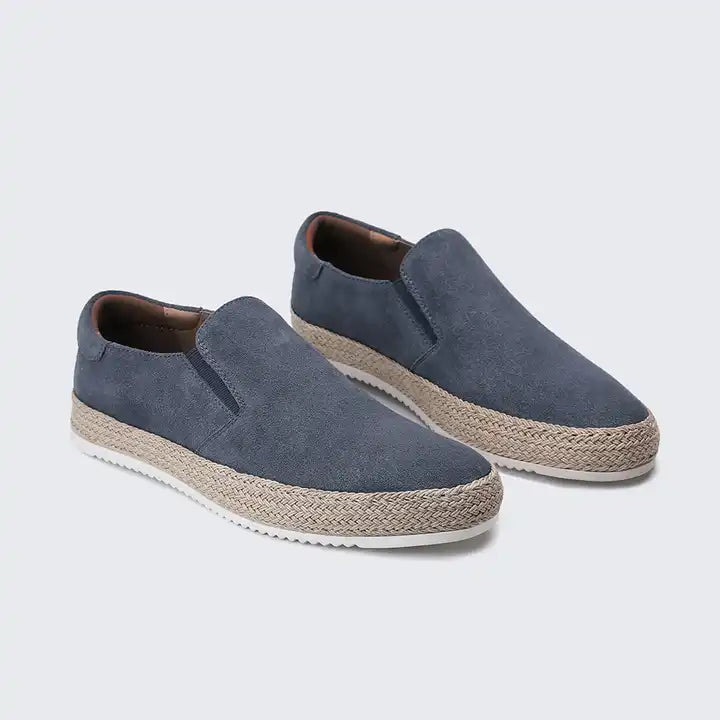 Miguel Mens Calf Suede Loafers For Premium Urban Comfort And Everyday All Day Elegance