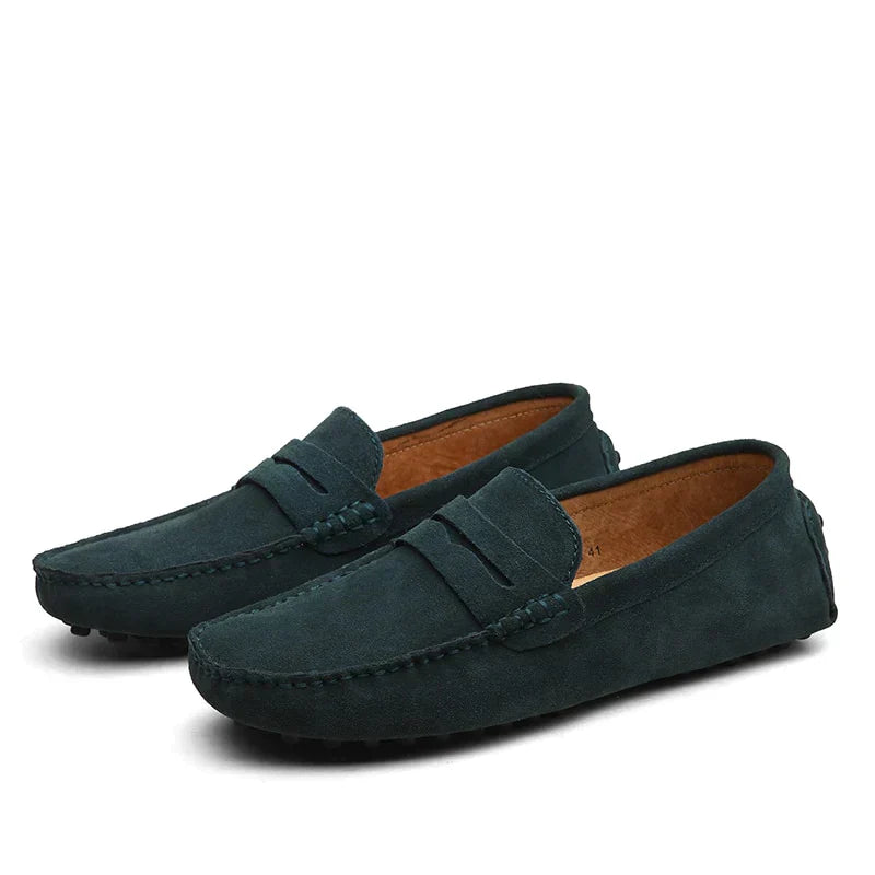 Men's Leather Moccasins Hugo Elegant Italian Design For Men Daily Comfort Timeless Style