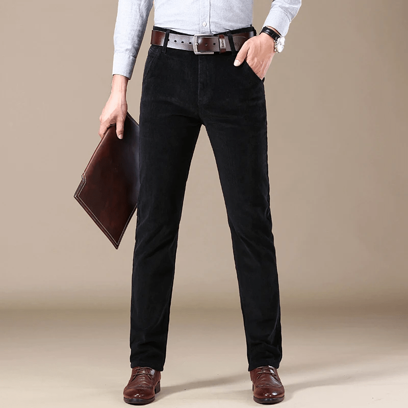 Ethan Men's Corduroy Pants By TrendAura For Winter Wear Warm Comfortable Durable Fabric Casual And Semi Formal Style