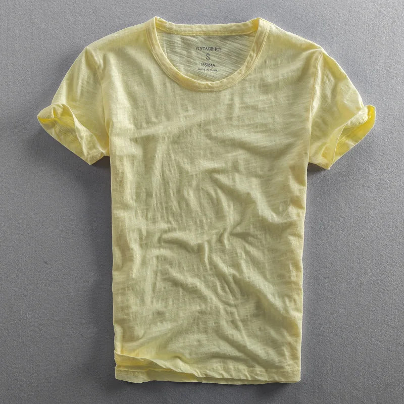 Ryan Cotton T Shirt by TrendAura Everyday Comfort Classic Crew Neck Tee for Layering