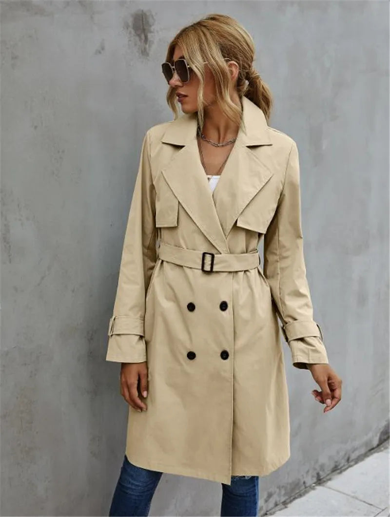 Jassy Women Trench Coat Timeless Chic Design With Modern Comfort For Office And City Walks