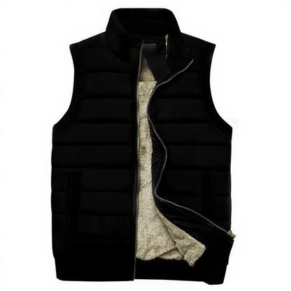 Mens Outdoor Fleece Vest With Multi Pocket Utility For Hiking Fishing And Adventures TrendAura