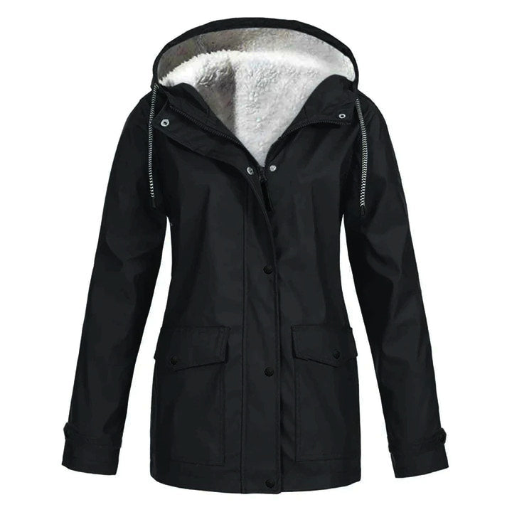 Liana Waterproof Coat For Women With Hood Stylish Weatherproof Rainwear For Urban Professionals