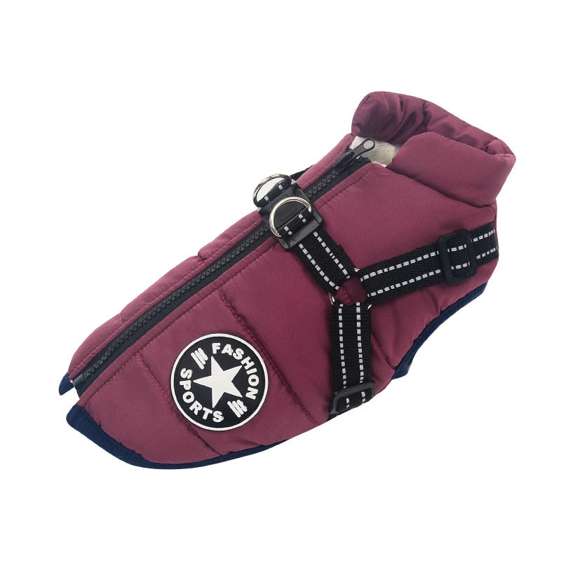 PawShield Waterproof Dog Jacket With Fleece Lining For Hunting Dogs Premium Cold Weather Protection And Free Movement