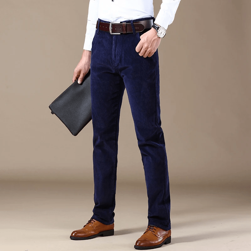 Ethan Men's Corduroy Pants By TrendAura For Winter Wear Warm Comfortable Durable Fabric Casual And Semi Formal Style