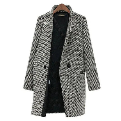 Women's coat in blazer style – Elegant winter coat for everyday & office