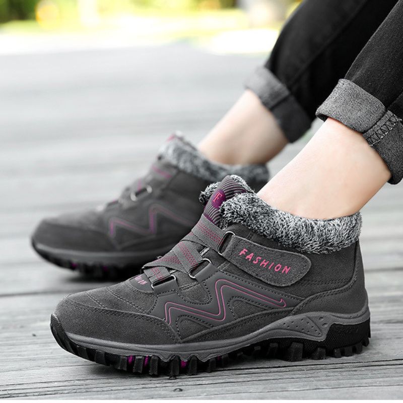 Orthopedic Winter Boots For Pain Relief With Warm Fleece Lining Waterproof Protection Unisex Wide Fit