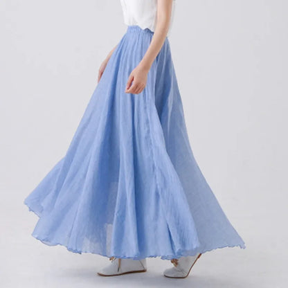 Elianne - Casual long cotton skirt