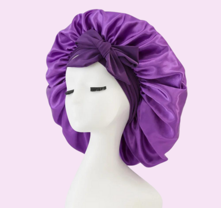 SilkAura™ Luxury Silk Hair Wrap – Nighttime Hair Protection
