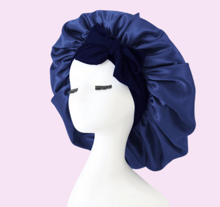 SilkAura™ Luxury Silk Hair Wrap – Nighttime Hair Protection