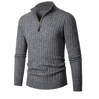 Half-Zip Cashmere Sweater for Men
