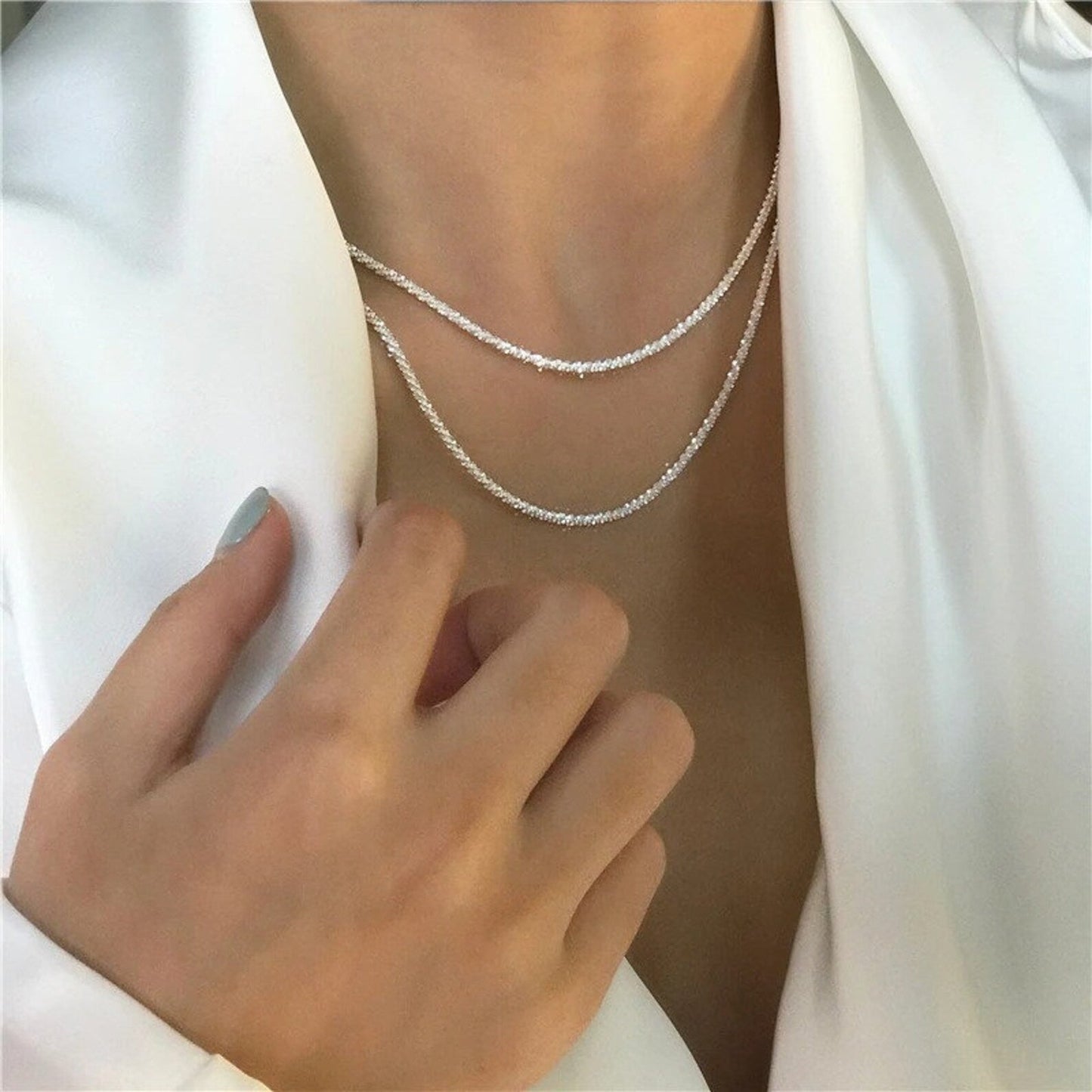 Necklace Women Set with Star Pendants - TrendAura