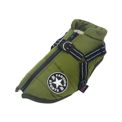 PawShield Waterproof Dog Jacket With Fleece Lining For Hunting Dogs Premium Cold Weather Protection And Free Movement
