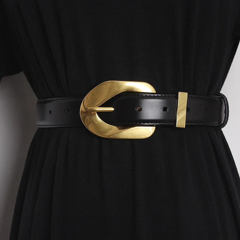 Runway Genuine Leather Waistband Belt