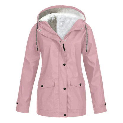 Liana Waterproof Coat For Women With Hood Stylish Weatherproof Rainwear For Urban Professionals