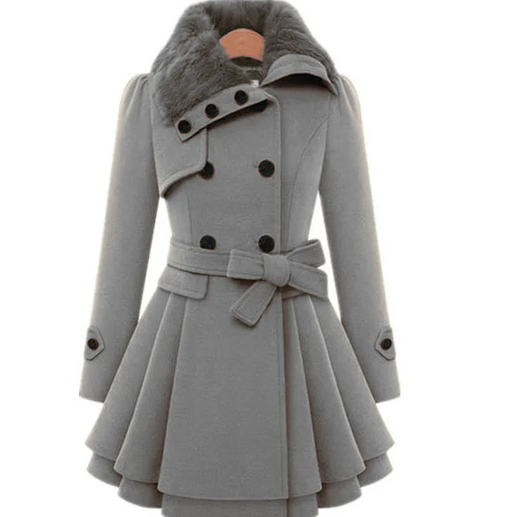 Natalie - Wool Trench Coat