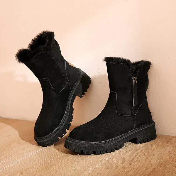 Women's Winter Ankle Boots | With Trim