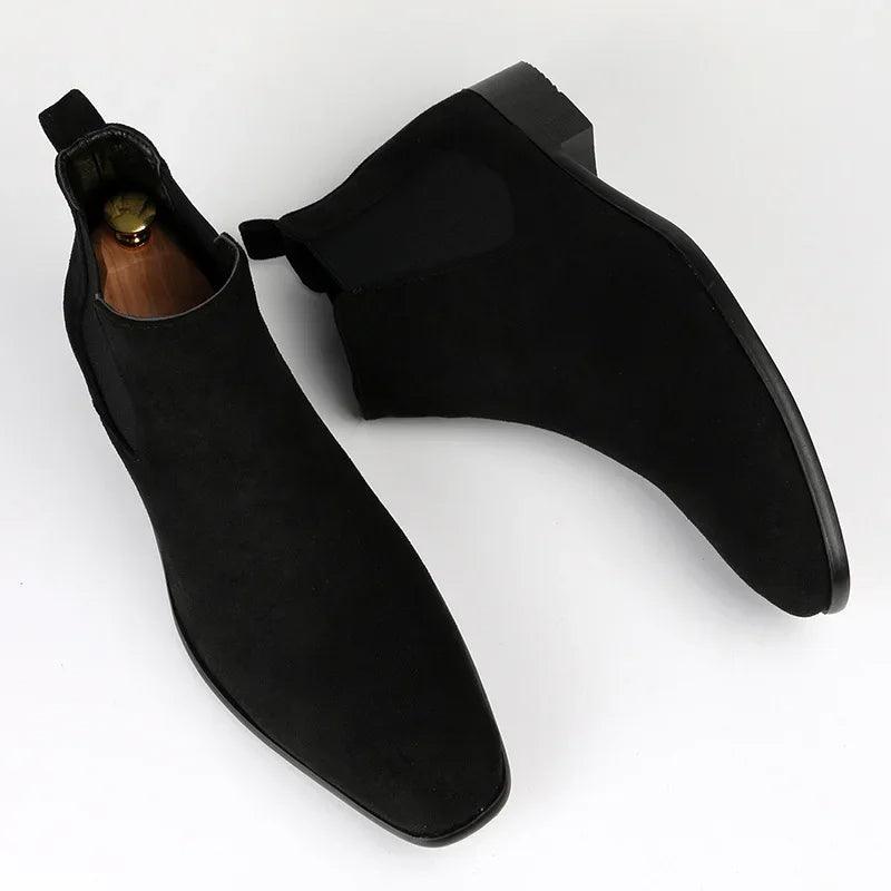 Chelsea boots for men | Faux suede, timeless design