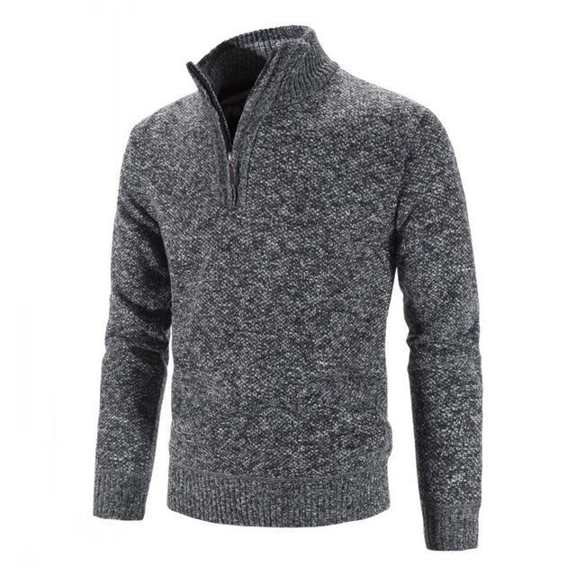 Luca Essential Half Zip Sweater For Timeless Comfort Warmth And Everyday Cozy Style