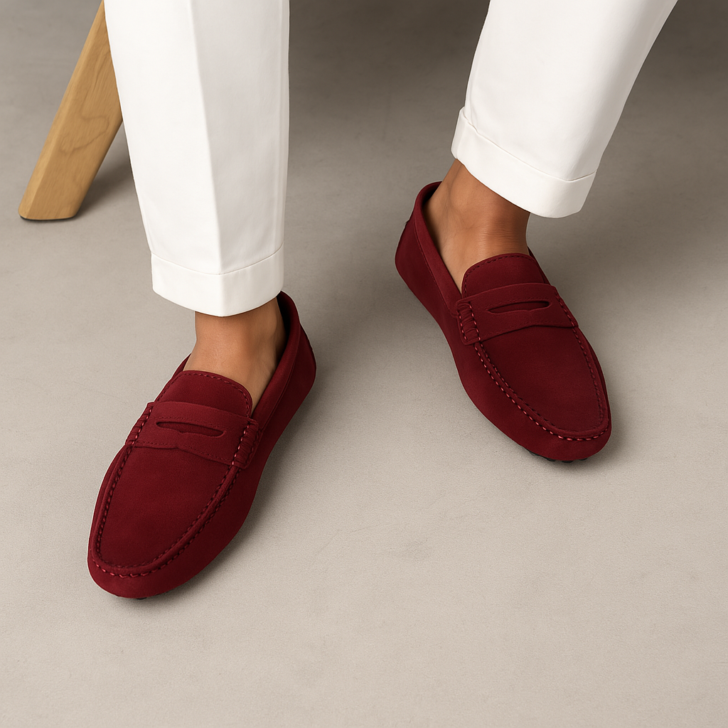 Elegant Italian Style Moccasins For Men With All Day Comfort Versatile For Everyday Wear And Travel