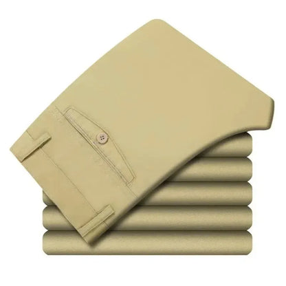 Mens Casual Cotton Pants Breathable Comfort For Everyday Wear Ideal Spring Autumn
