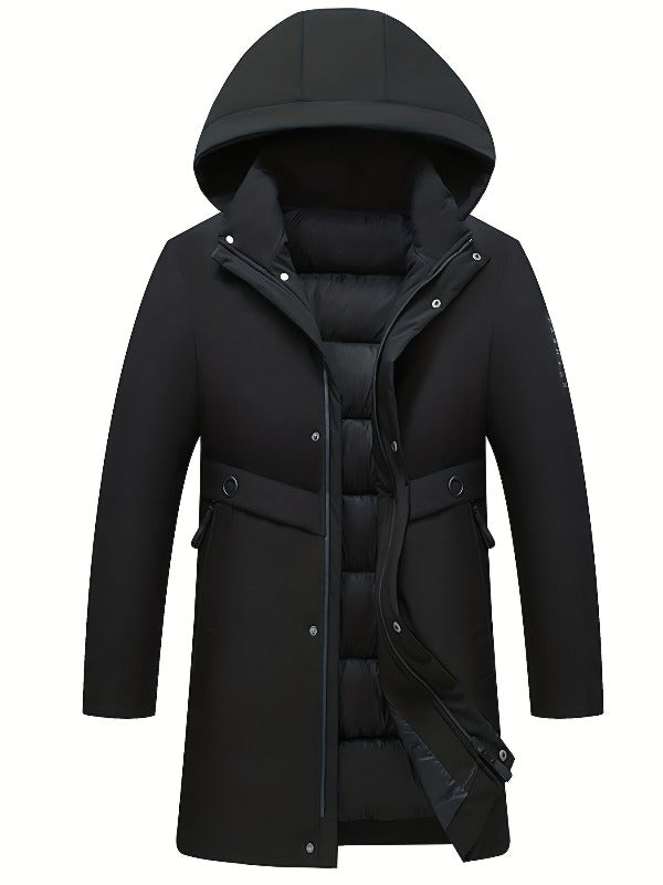 Mens Detachable Hood Jacket With High Quality Insulation For All Season Outdoor Adventure Warmth