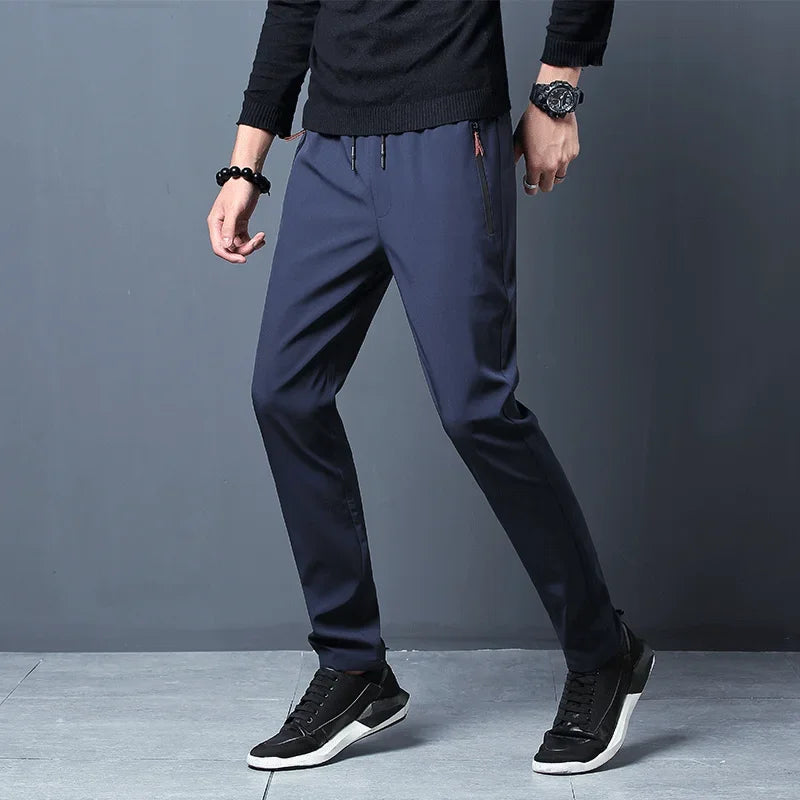Men's Slim Fit Joggers With Elastic Waistband For All Day Comfort And Casual Wear