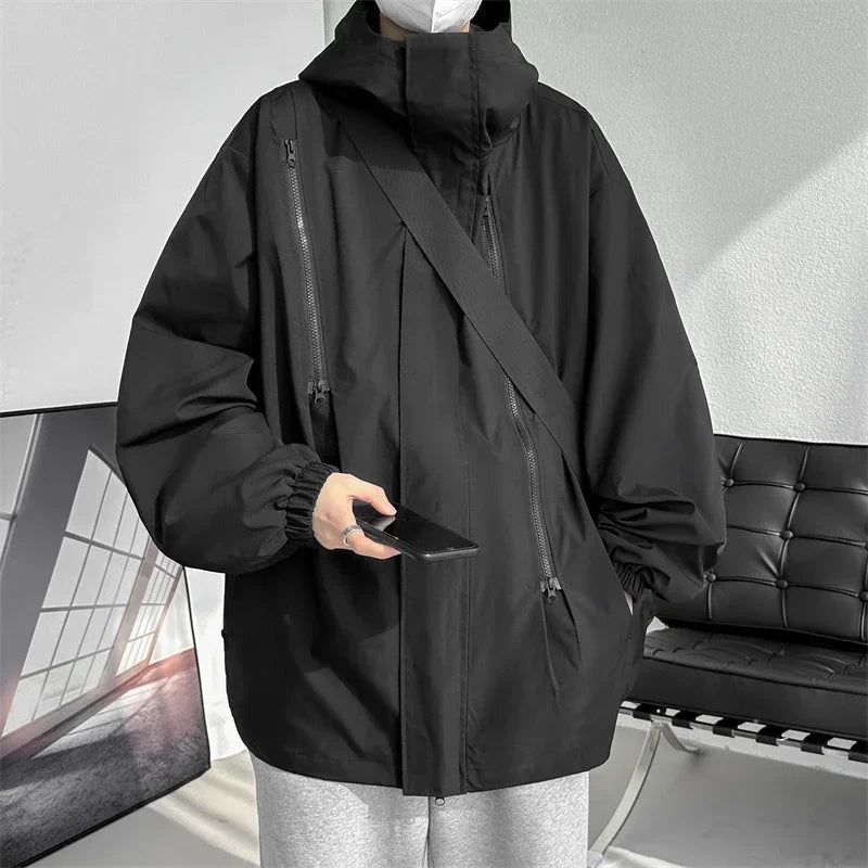 Waterproof jacket with hood