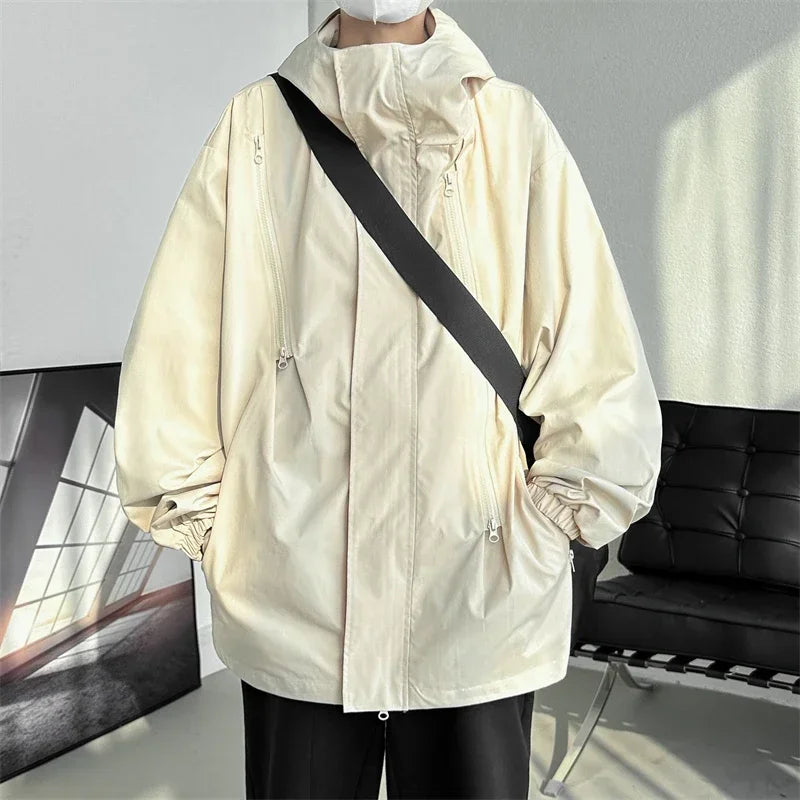 Waterproof jacket with hood