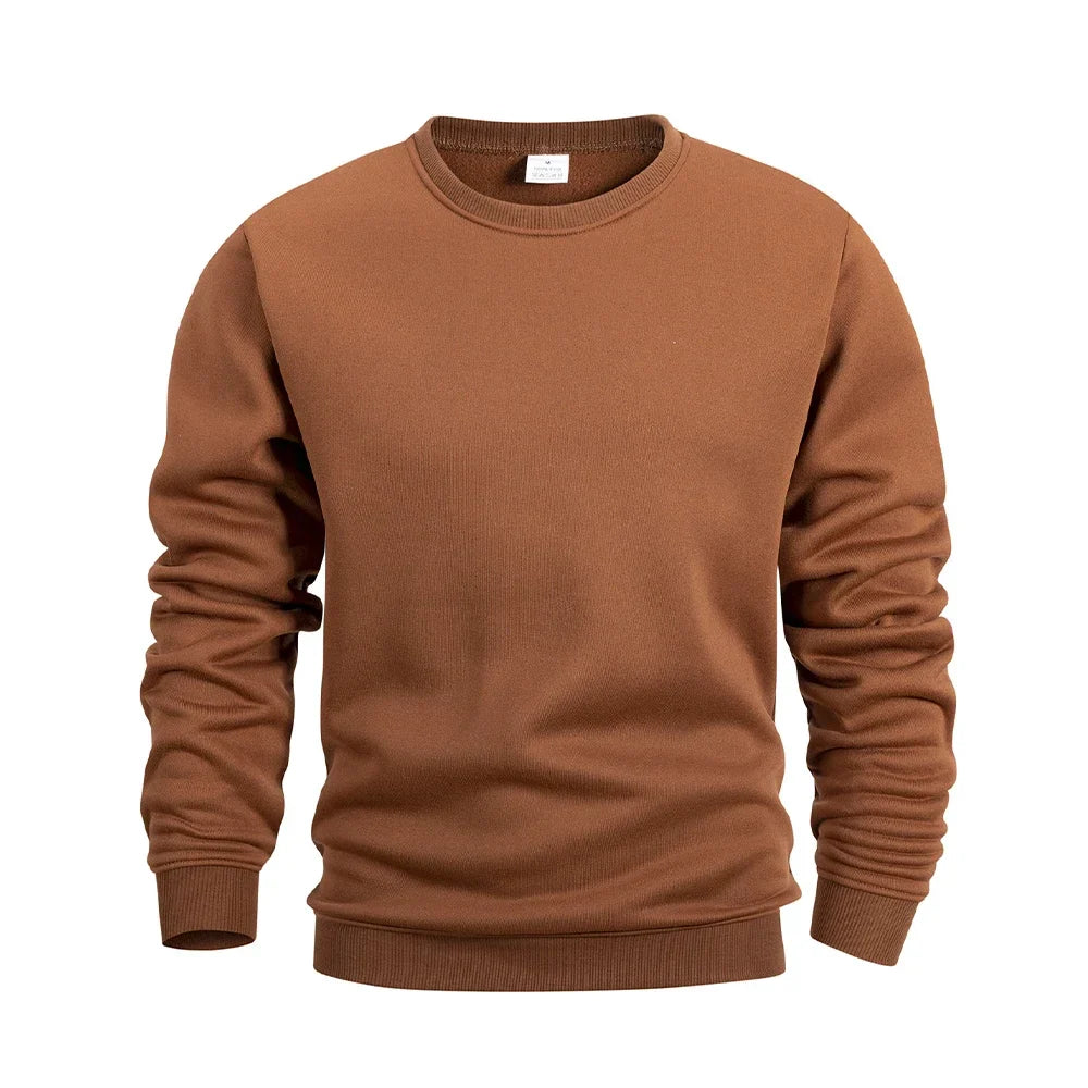 Mens Fleece Hoodie Warm Soft Fleece For Cold Days Loose Fit Comfort All Day Casual Wear