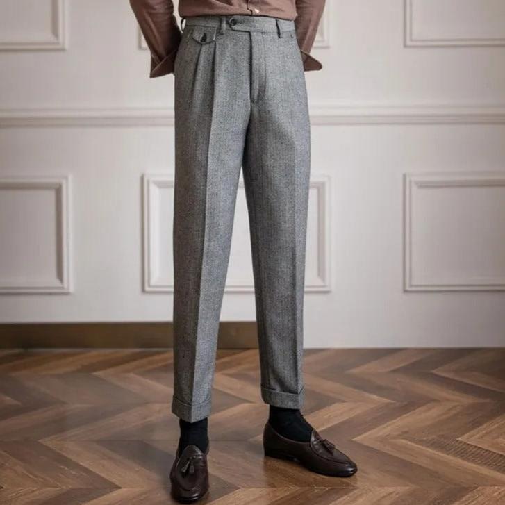 Men's Wool Trousers Classic Elegance With Premium Craftsmanship For The Modern Gentleman