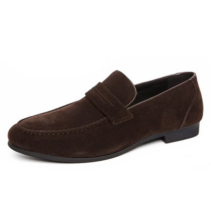 Men's Faux Suede Loafers With Soft Durable Upper For All Day Comfort And Smart Casual Style
