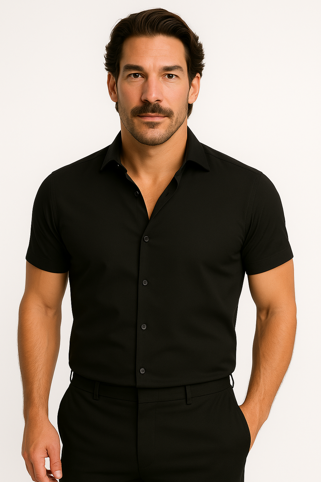 Stretch Fit Mens T Shirt With Athletic Cut For Gym And Everyday Training Comfort And Flex