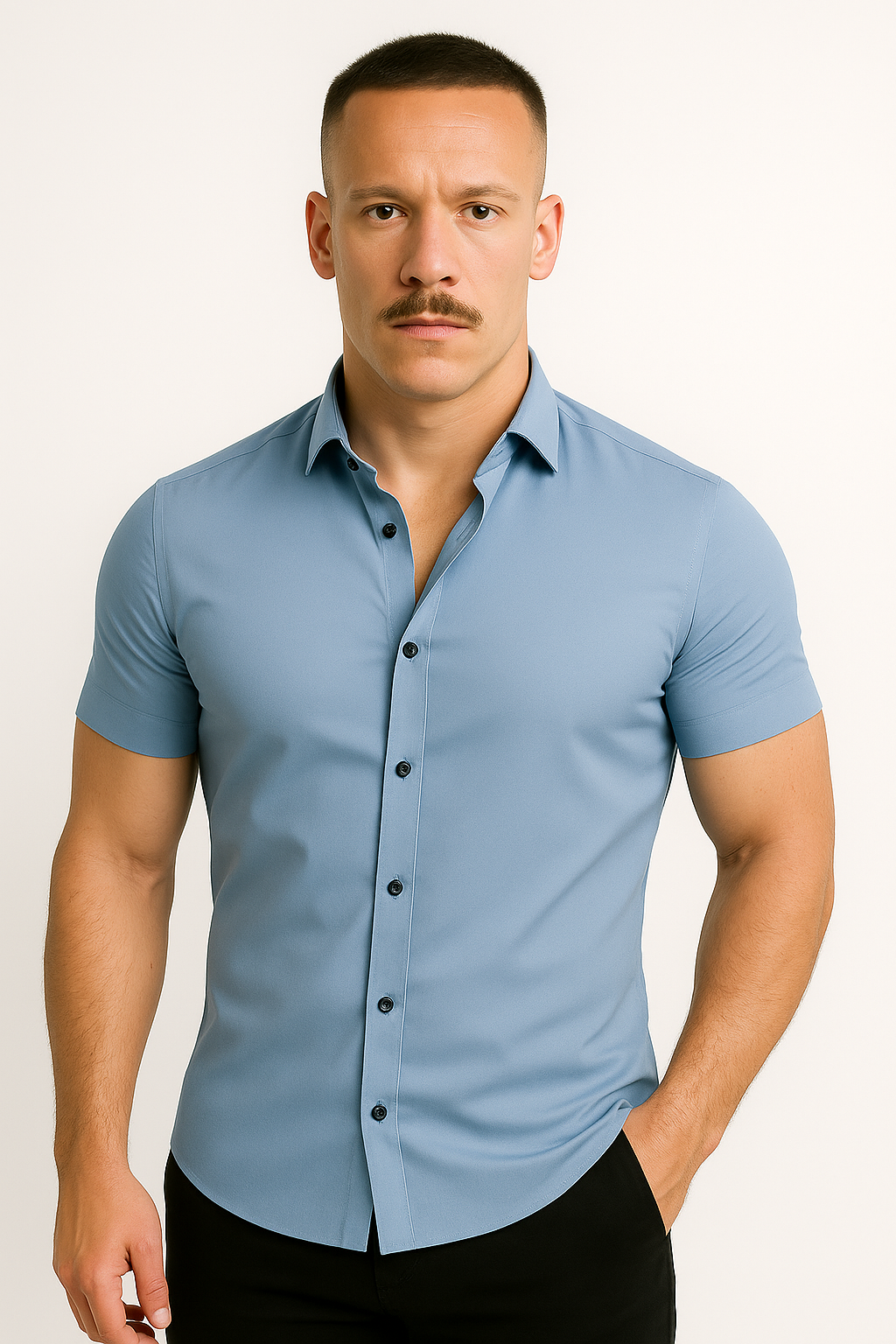 Stretch Fit Mens T Shirt With Athletic Cut For Gym And Everyday Training Comfort And Flex
