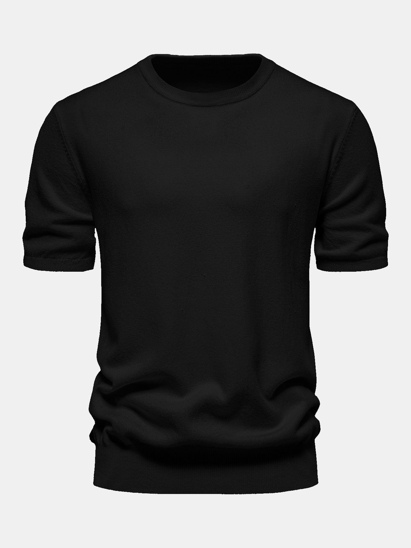 Joop Men's Knit Crew Neck T Shirt Ultra Comfortable Soft Texture Everyday Wear Classic Fit