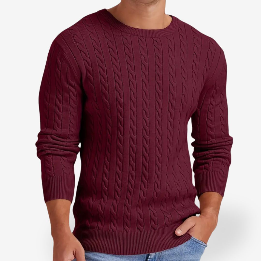 Men's Knit Sweater Premium Soft Knit Material Warmth For Everyday Casual Wear In Versatile Colors