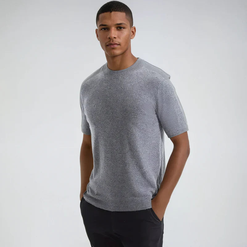 John Cashwool Mens T Shirt Ultra Soft Wool Blend Lightweight Breathable Comfort For Everyday Style