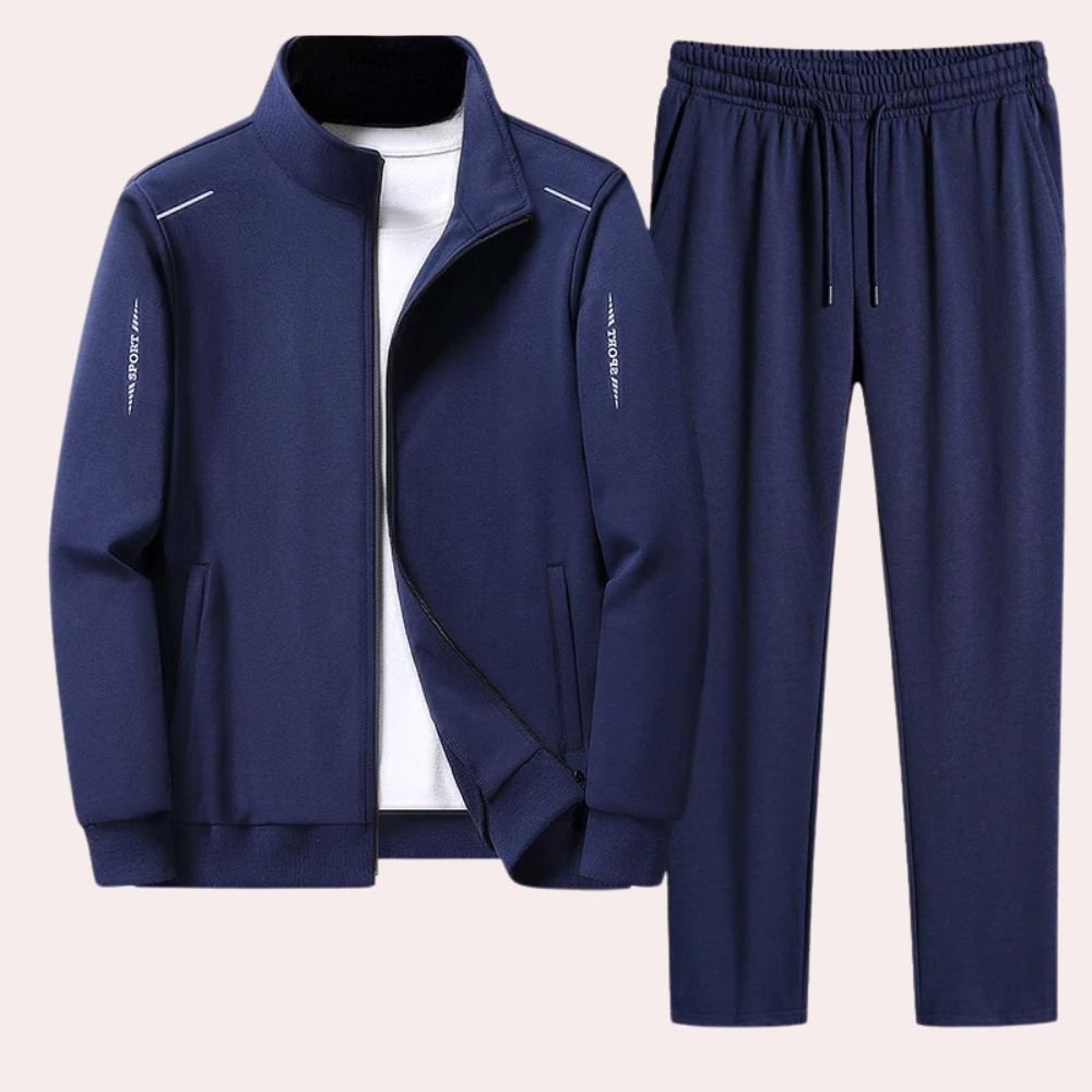 Mens Tracksuit For Sports And Leisure Ultimate Comfort Two Piece Jacket And Joggers For Gym Home On The Go