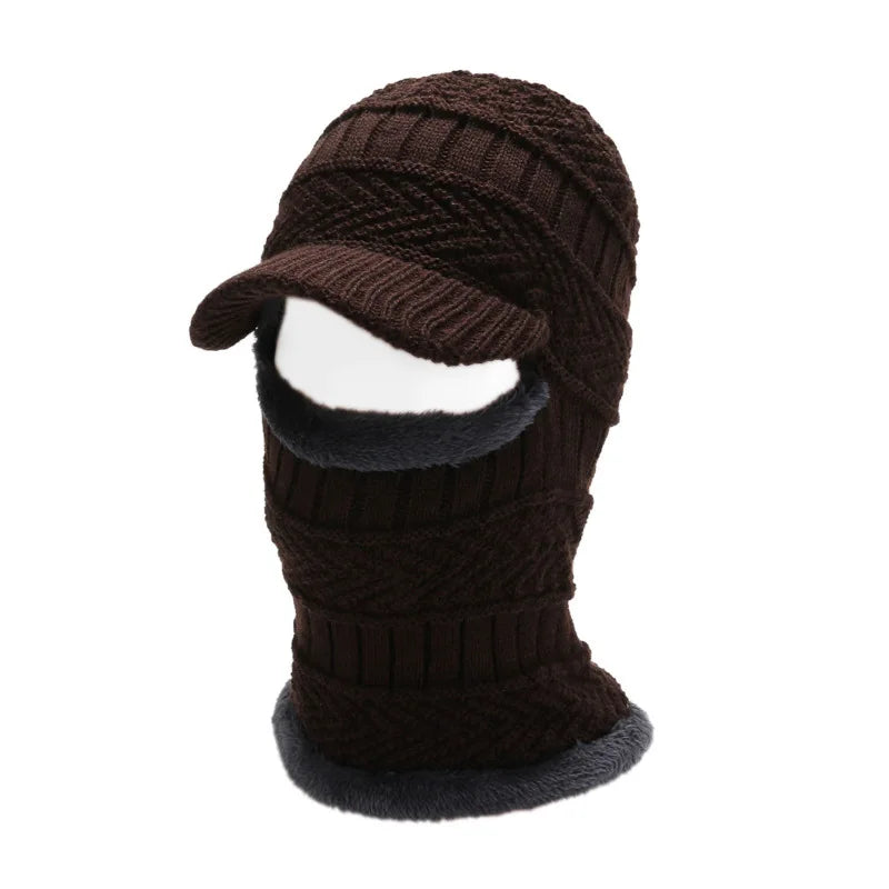 Mens Winter Hat For Cold Weather Elastic Fit For Comfort And Warmth For Outdoor Men