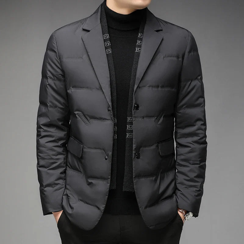 Elegant business winter jacket for men
