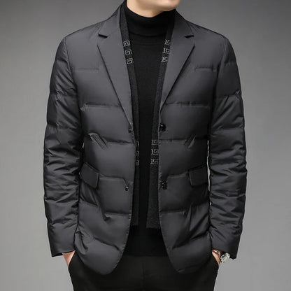 Elegant business winter jacket for men