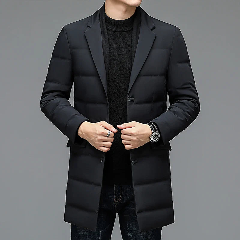 Elegant business winter jacket for men